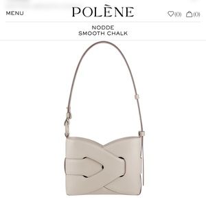 Polene Nodde Bag in Smooth Chalk (Like New)